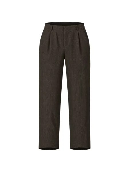 Pantaloni Le Sully Studio maro