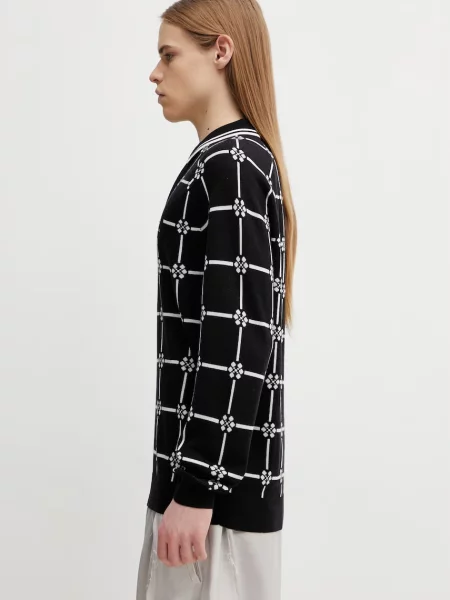 Fred Perry pulover din amestec de lână negru