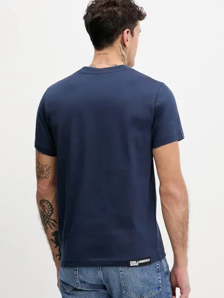 Футболка Karl Lagerfeld Jeans з принтом білий