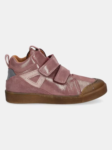 Šnurovacia obuv Froddo Rosario High-Top S ružová