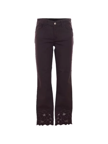 Pantaloni Liu Jo cu model floral maro