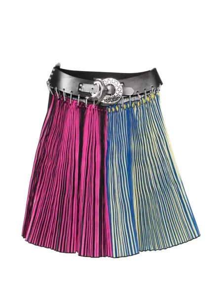 Spódnica plisowana Chopova Lowena do kolan niebieska