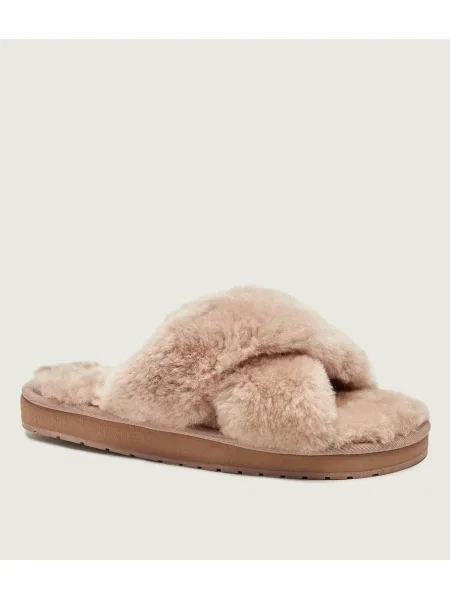 EMU Australia De lână papuci de casă Kendall Comfort bej