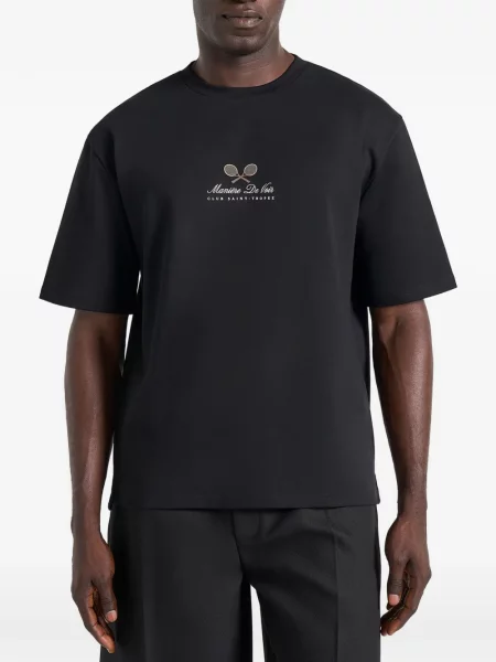 Grafický tričko Manière De Voir s potiskem černé