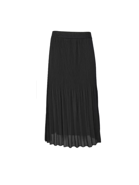 Długa spódnica plisowana 2-biz czarna
