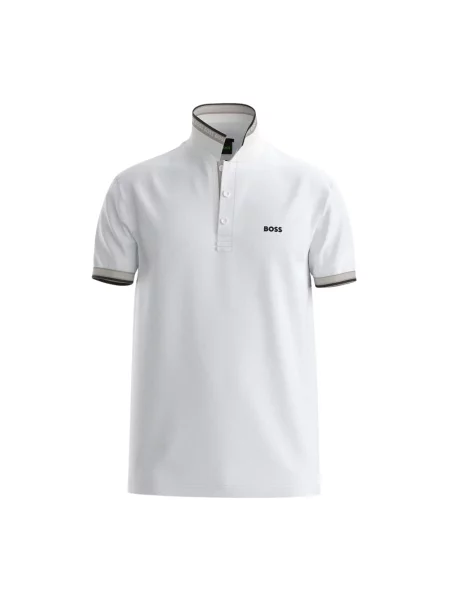 Koszulka polo Boss Green z logo biała