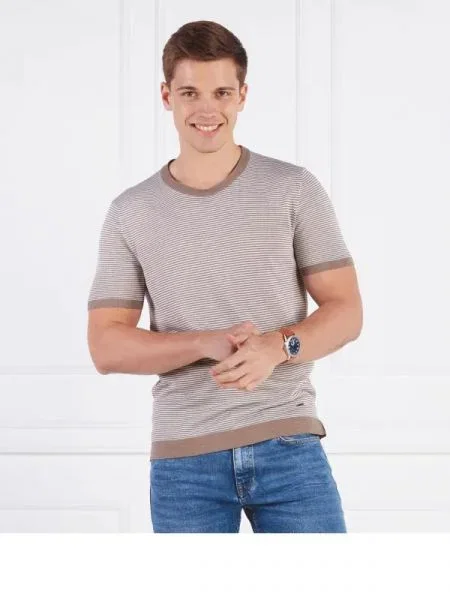 Joop! Tricou Madrin | cu adaos de in bej