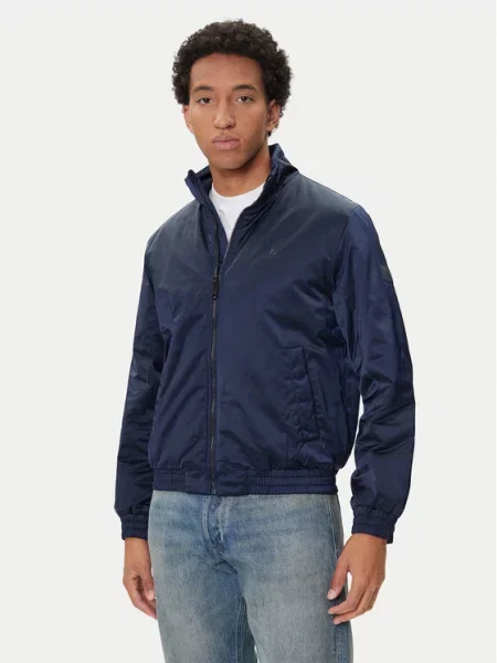 Calvin Klein Jeans Φθινοπωρινό και ανοιξιάτικο μπουφάν ναυτικό μπλε
