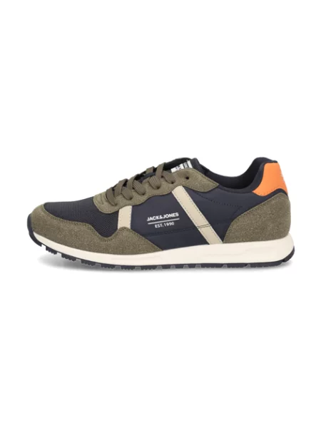 JACK & JONES Tenisky JFWHARROW námořnická modř / olivová / oranžová zelené