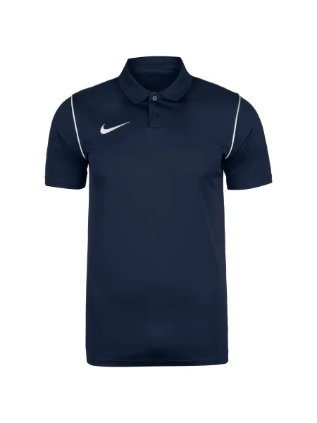 NIKE Funkcionalna majica Park temno modra / off-bela bela