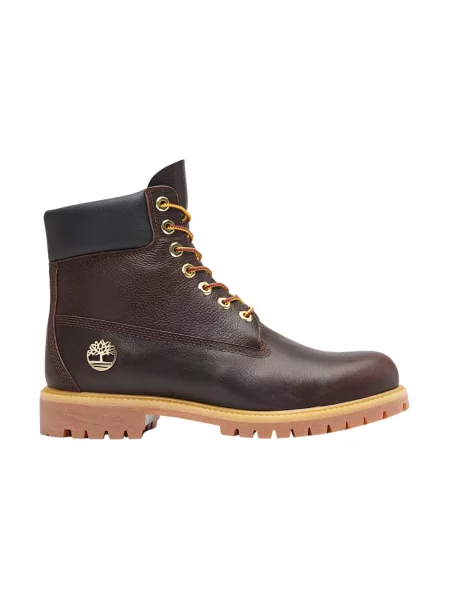 Buty do kostki Timberland skórzane brązowe