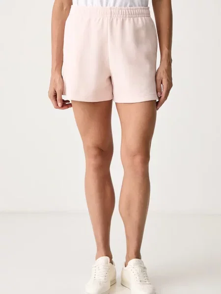 Lacoste pantaloni scurți de trening pentru femei cu roz