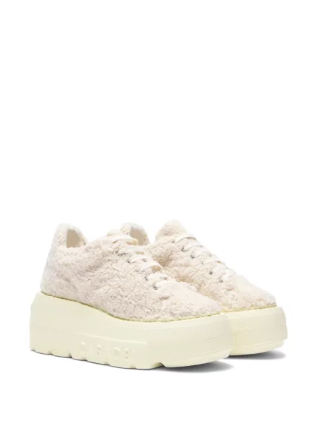 Sneakerși Casadei cu blană