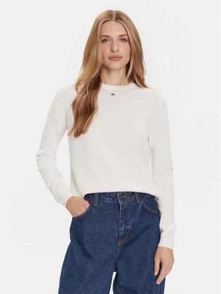 Tommy Jeans sweter lekki beżowy
