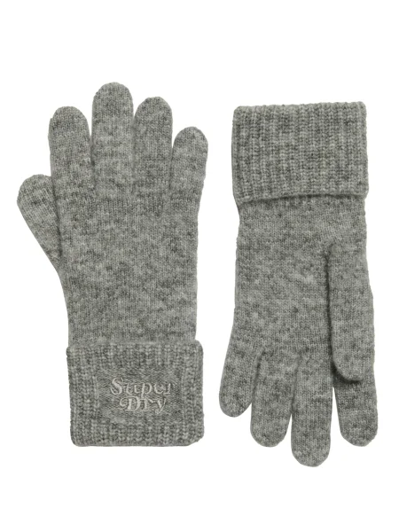 Superdry & Co Rokavice pegasto siva