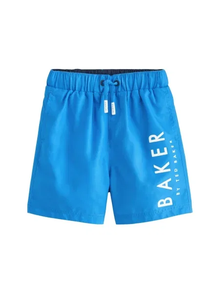 Baker by Ted Baker Plavecké šortky modrá biela