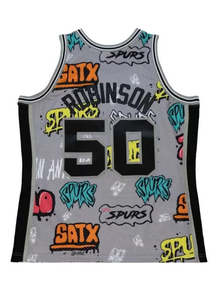Тениска Mitchell & Ness сиво