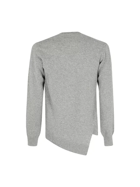 Sweter Comme Des Garcons wełniany szary