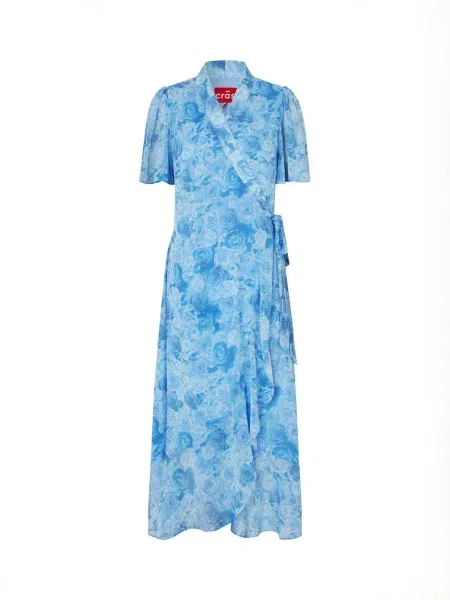 Crās Rochie Lineacras albastru