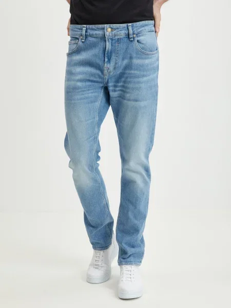 Guess Džínsy Skinny Fit modrá