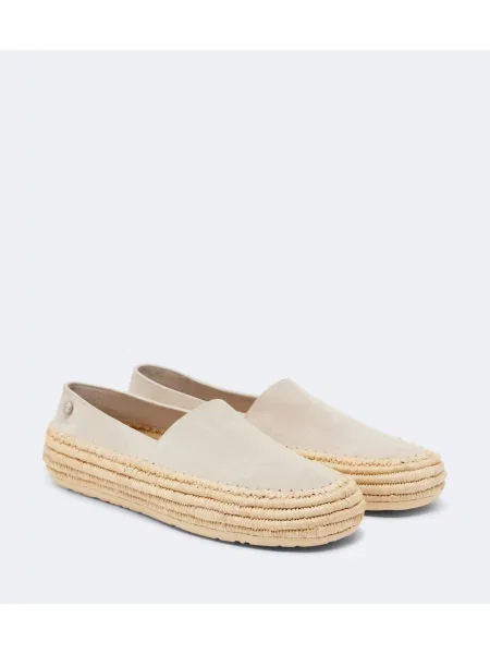 Espadrile Loewe din piele de căprioară gri