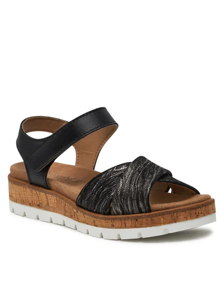 Sandale Comfortabel Schwarz crna