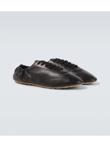 Sneakerși Saint Laurent din piele negru