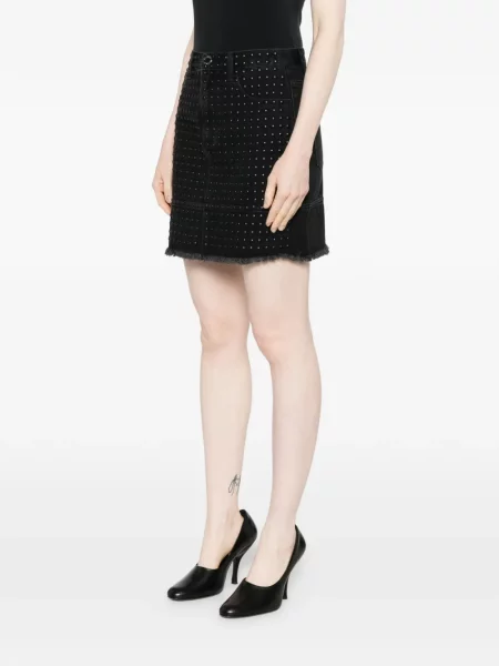 Spódnica mini Pinko z ćwiekami czarna