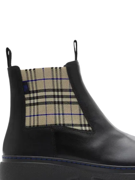 Botine chelsea Burberry negru