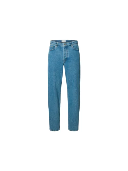 Spodnie Selected Homme niebieskie