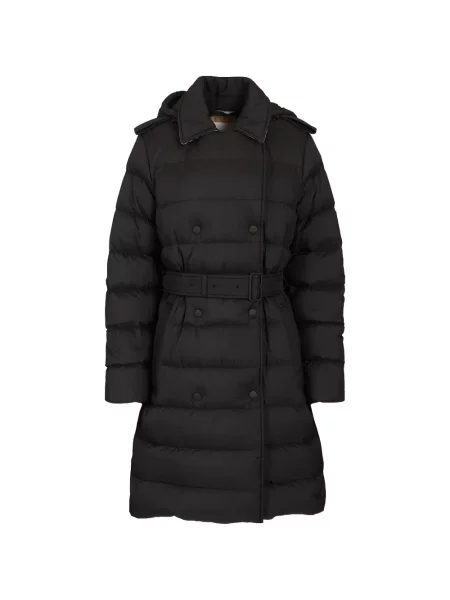 Matlasat palton Burberry negru