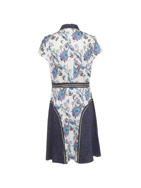 Rochie tip cămașă Mary Katrantzou alb