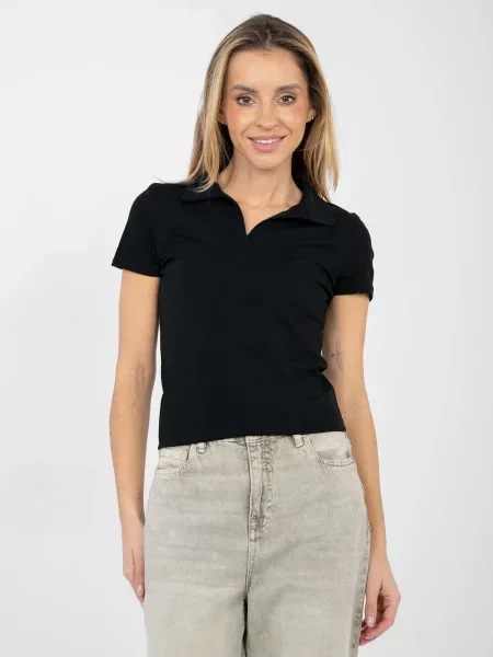Bluza Factory Price kratki rukavi crna