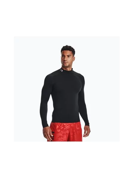 Футболка лонгслів Under Armour Ua Hg Armour Comp Mock чорна