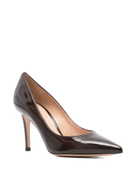 Pantofi cu toc Gianvito Rossi din piele maro