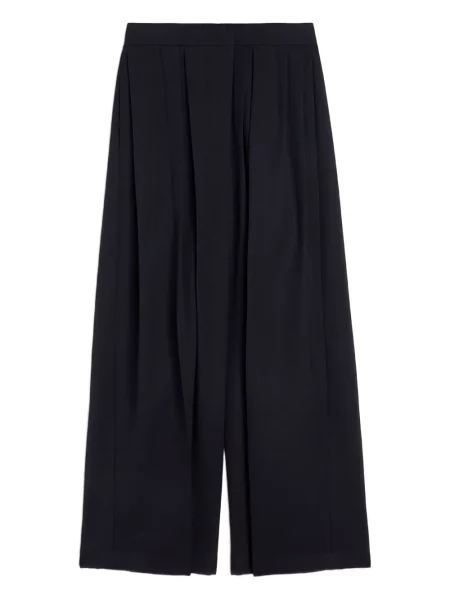 Pantaloni Jil Sander plisate albastru