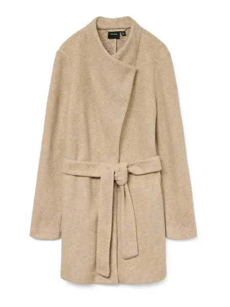 VERO MODA Palton de primăvară-toamnă VMBRUSHED NORA cămilă maro