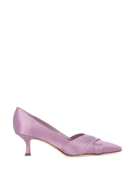 Pantofi cu toc Manolo Blahnik violet