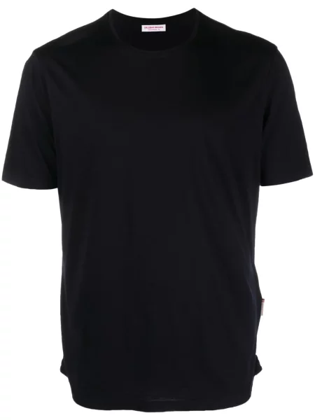 Tricou Orlebar Brown din lână merinos albastru