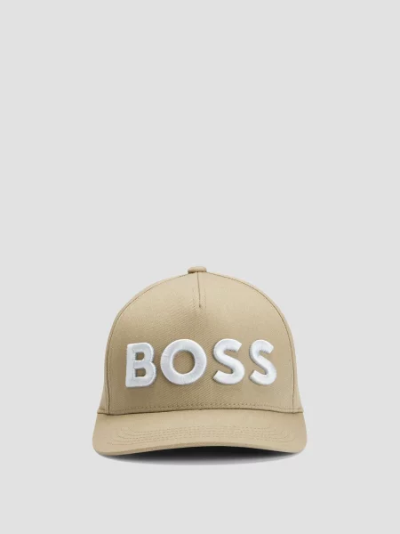 Кепка Boss бежевая