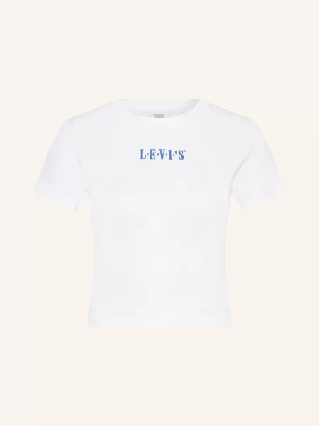 Levi's® T-Shirt Essential Sporty weiss biała