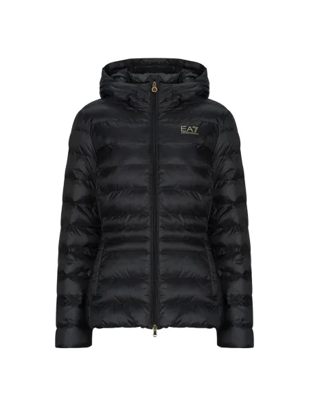 Páperová bunda Emporio Armani Ea7 čierna