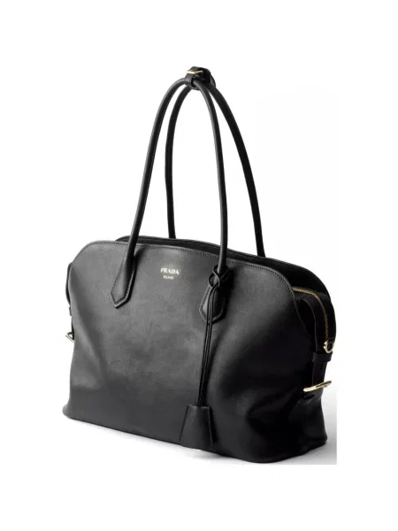Geantă Prada din piele mari negru