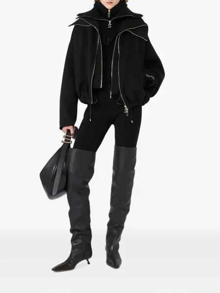 Geacă Sportmax de lână negru