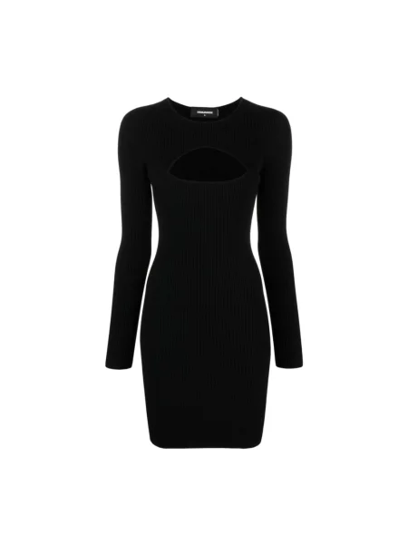 Mała mały sukienka mini Dsquared2 czarna