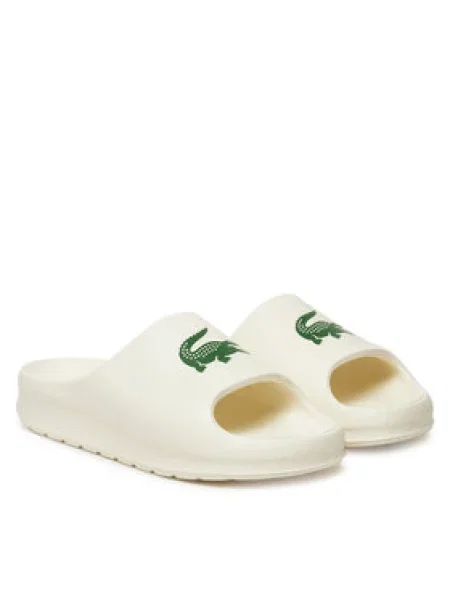 Pantofle Lacoste bílé