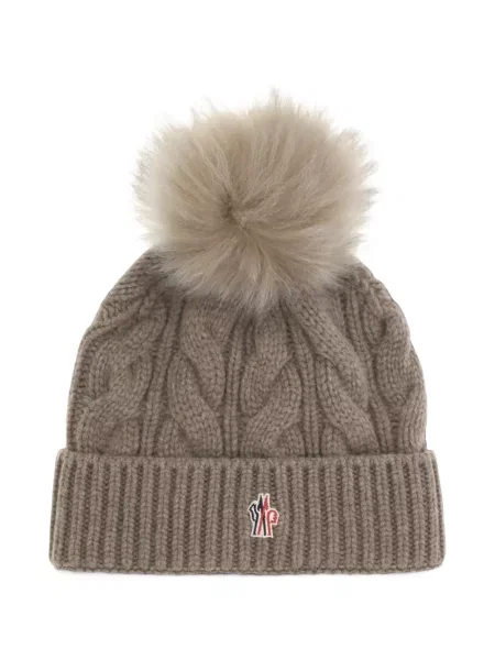 Căciulă Moncler Grenoble tricotate cu pompoane