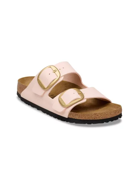 Birkenstock Arizona Big Buckle Birkibuc Regular Fit Kobiety Sandały Birkenstock Size: różowy