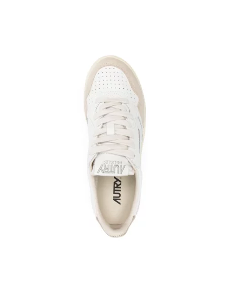 Sneakersy Autry skórzane białe