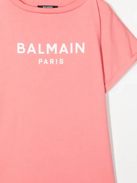 Dětské tričko Balmain růžové
